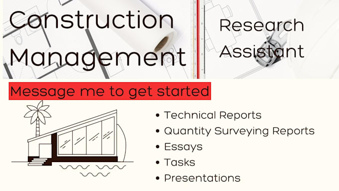 do construction management and quantity surveying related research and reports