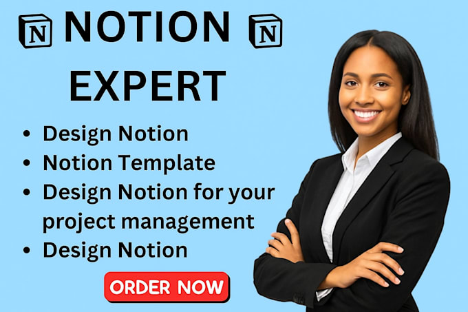 design notion, notion template, and notion website for your project management