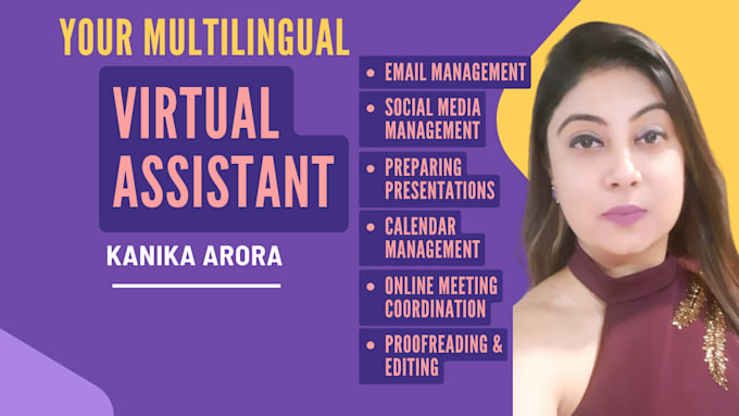 be your trilingual VA for china, india business support