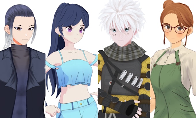 make a 3d vroid model for vtubers or vrchat