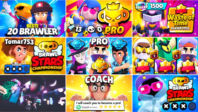 design a brawl stars thumbnail