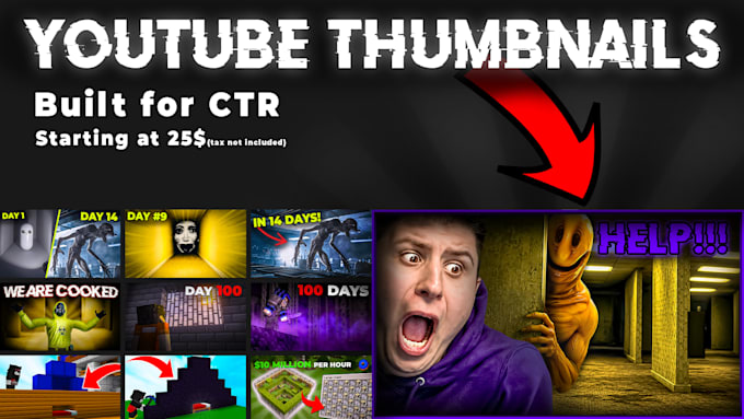 make a good quality youtube thumbnail for your video