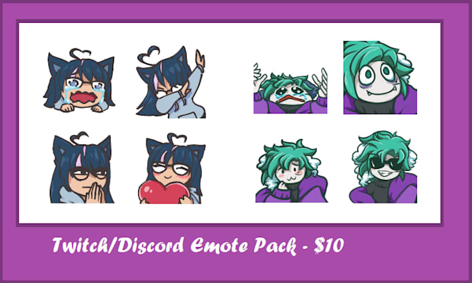 provide emote pack for streamers