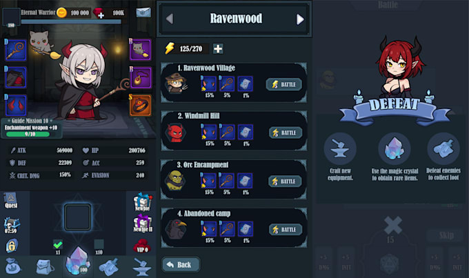 design stunning UI UX for your mobile game