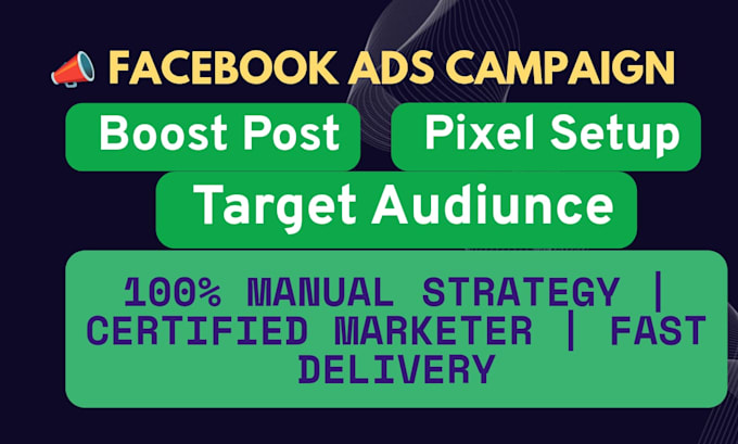 setup facebook ads campaign or meta ads campaign