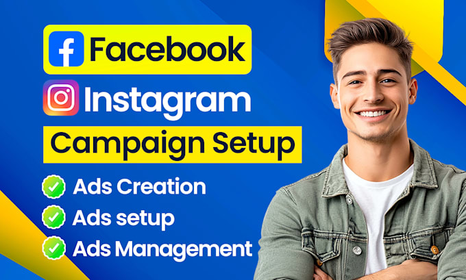 setup and manage facebook ads campaign instagram ads, fb ads, meta ads manager