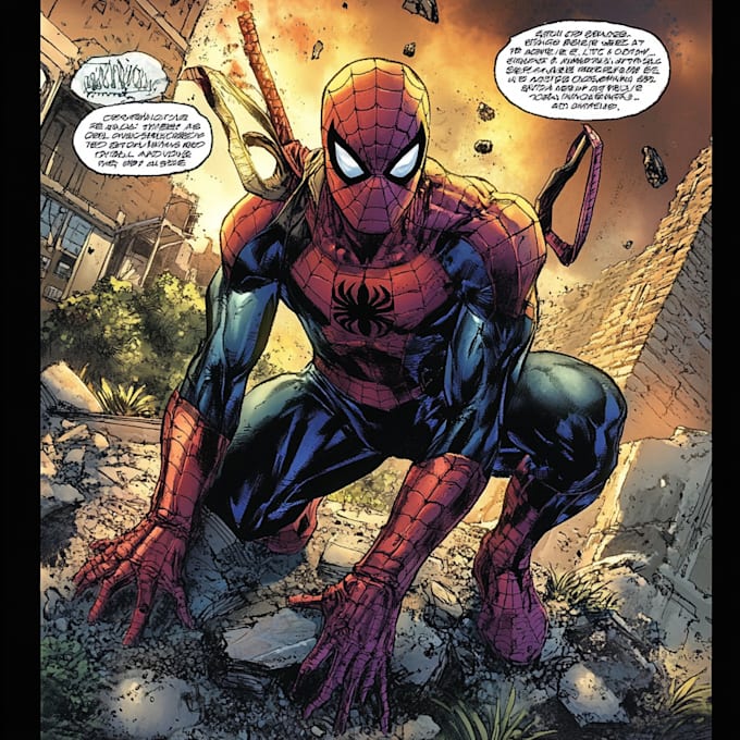 do comic book illustration for your comic or webtoon