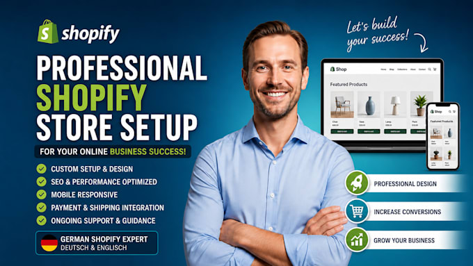 design or redesign your professional shopify store