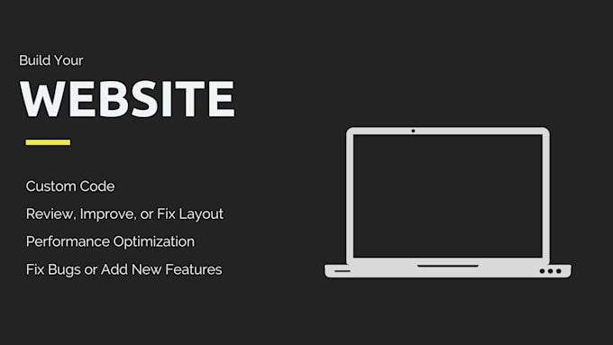be your web developer and code HTML CSS js website