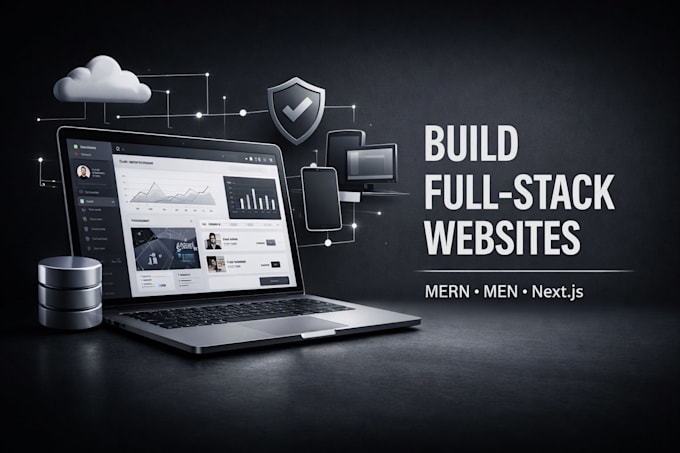 build fullstack websites with mern, men, next js