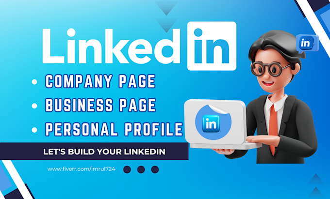 create, setup and design your professional linkedin business page