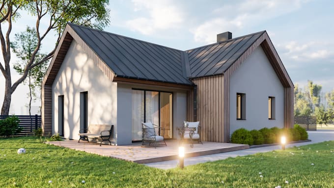 design tiny house, bungalow, container home and modular house