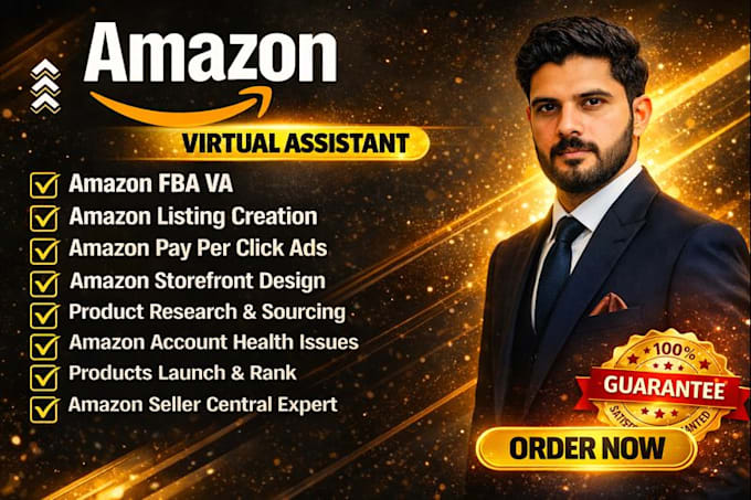 be a virtual assistant amazon seller central and vendor central expert