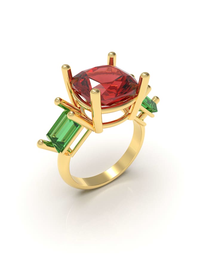 do professional 3d cad jewelry design for rings, pendants, bracelets