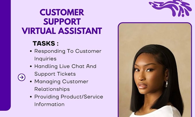 provide virtual customer service support and assistant