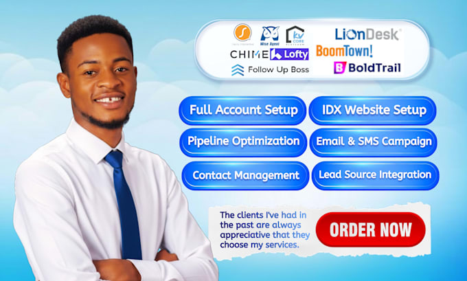 set up gohighlevel workflow expert real estate CRM lofty kvcore follow up boss