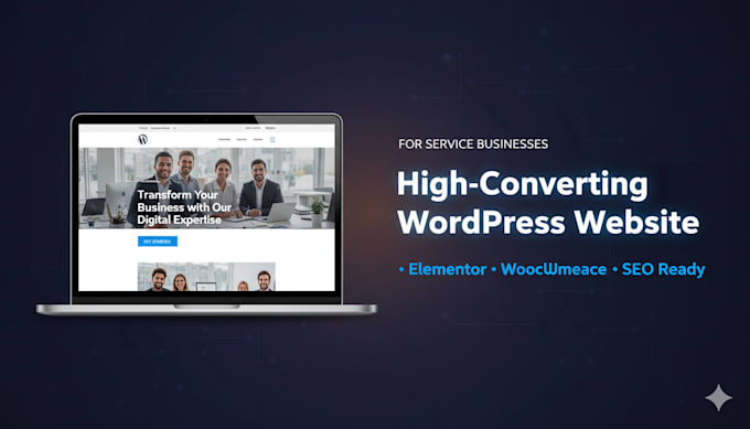 build a modern wordpress business website with elementor pro or divi