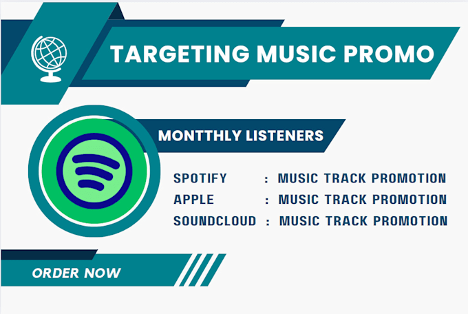 do superb spotify monthly listeners,apple music,sound cloud promotion