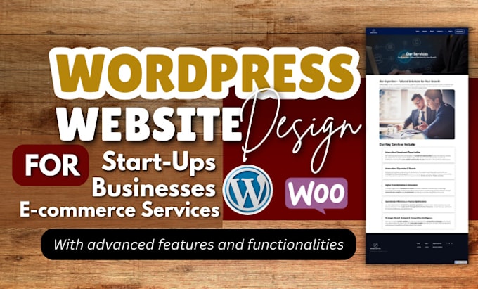 Do custom wordpress website design ecommerce elementor website with woo ...