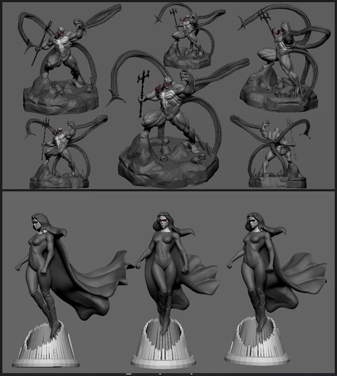 do print ready 3d models for you