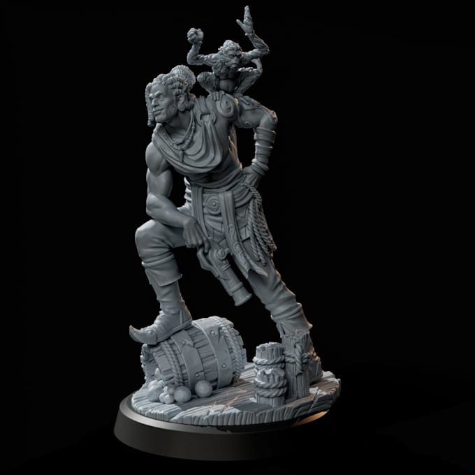 design and sculpt miniatures for 3d printing