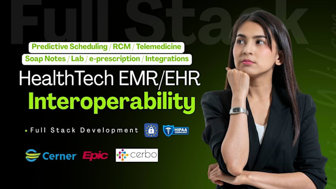 do custom emr ehr, saas, mvp, interoperability, hipaa, gdpr