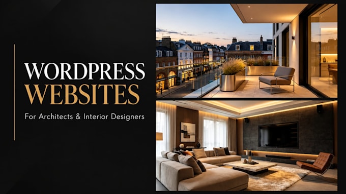 design professional wordpress website for architects and interior designers