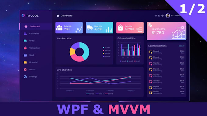 Develop a fast, modern wpf, winforms, or uwp application by Jamal ...