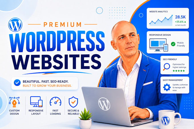 create responsive web design, install wordpress or redesign your website