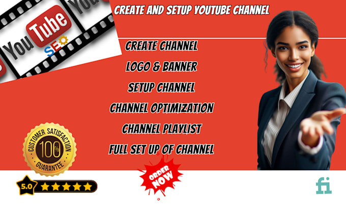 create and setup youryoutube channel
