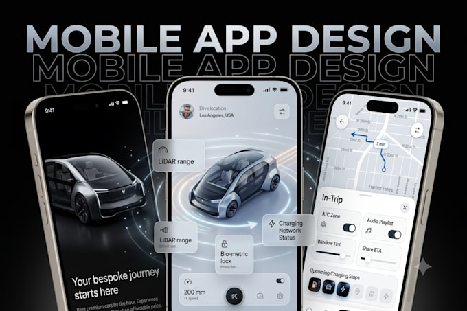 Do ui ux design for website, mobile app, dashboard in figma by ...