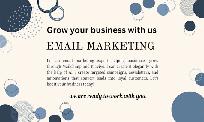 do my best to boost your sales with email marketing