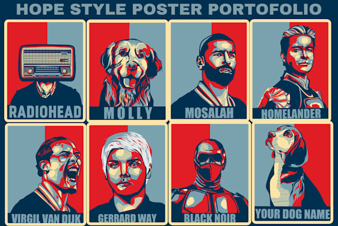 create obama hope style vector from your photos