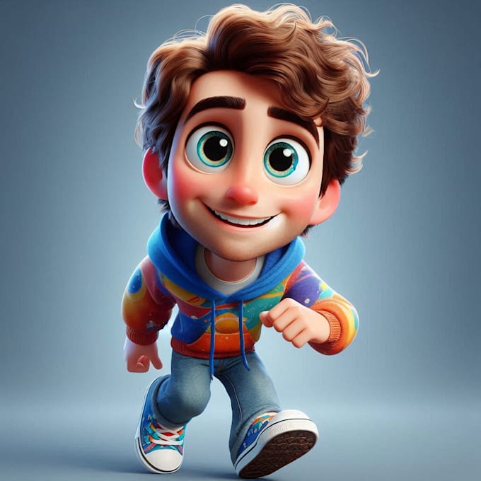 create ai 3d pixar style animated stories