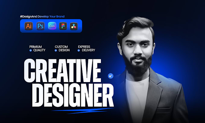 do any graphic design work linkedin branding, facebook creative etc