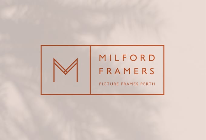 create a minimalist creative milford farmers logo design