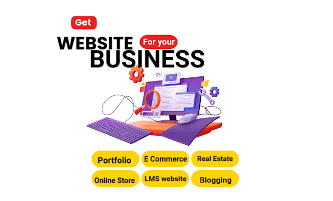 develop a business website for you