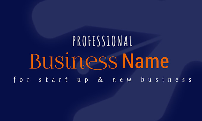 create unique and catchy business name ideas