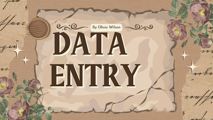 help with data entry tasks