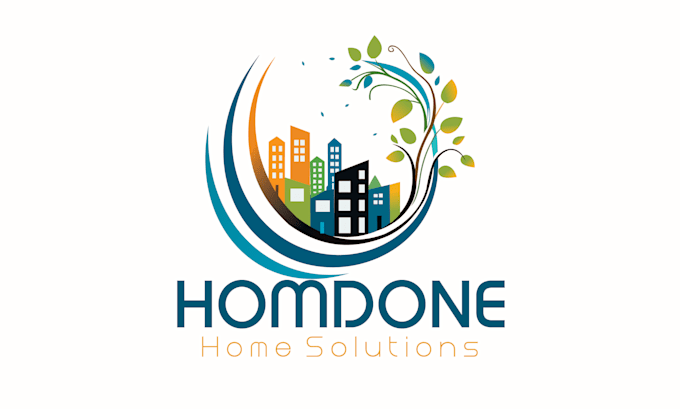 do real estate logo design home and construction