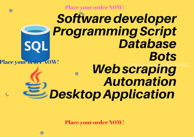 develop a back end website for you with java