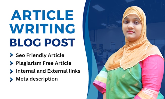 craft high quality SEO optimized articles and upload your blogs
