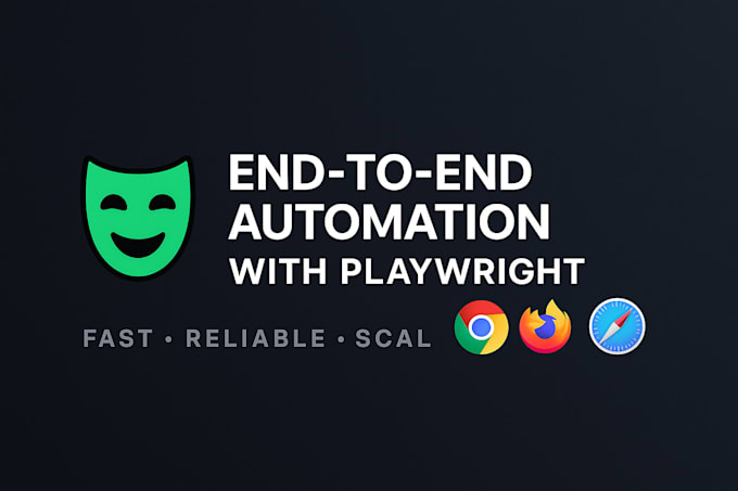 create end to end automation tests using playwright