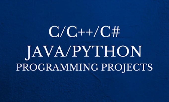 do computer science assigned, cpp, java ,python programming, c sharp and IT