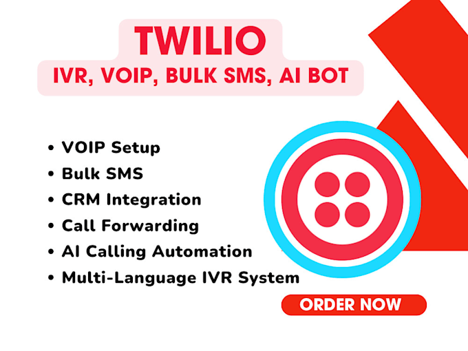 build twilio SMS, bulk SMS, voice calls, autoresponder
