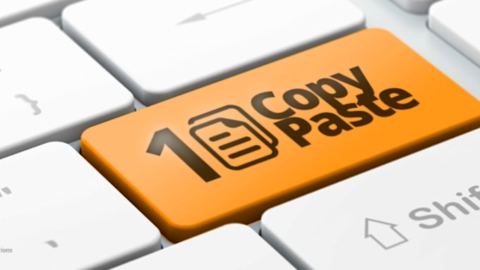 Professional copy paste c p services by Cemweb | Fiverr