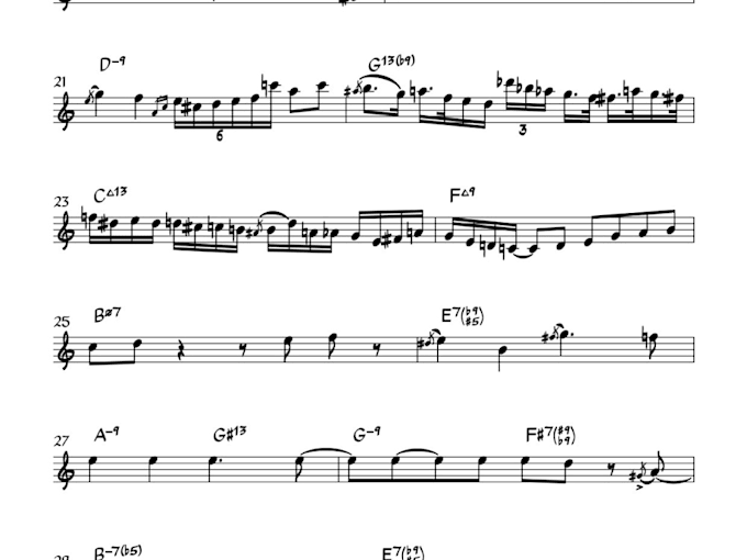 transcribe your song to sheet music