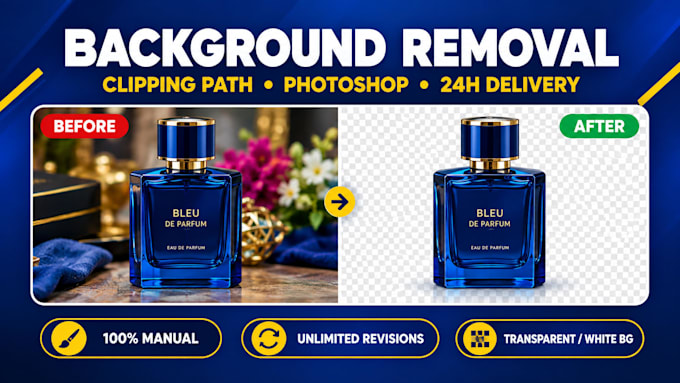profesional background removal and clipping path