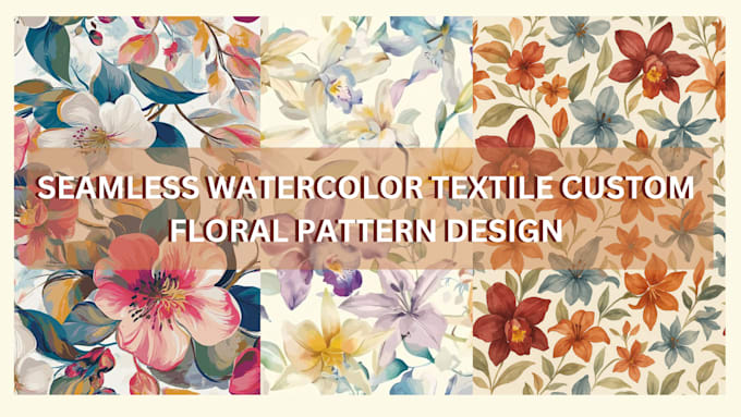 design seamless watercolor vector custom textile pattern