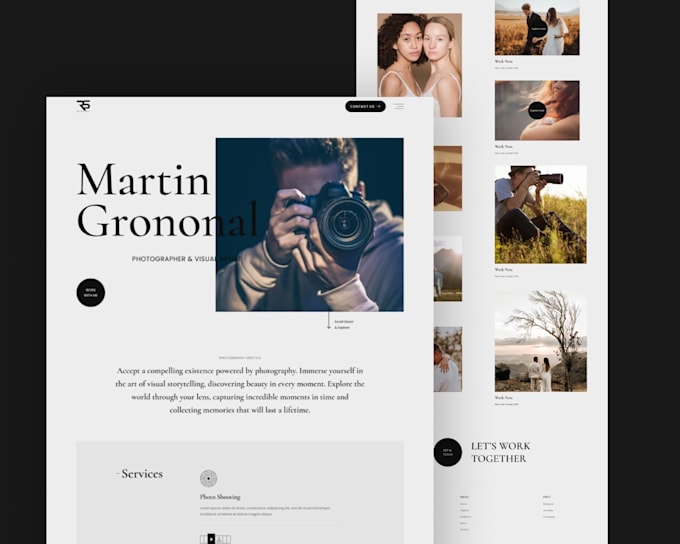 design modern and responsive UI UX for your web